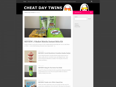 cheatdaytwins.com snapshot