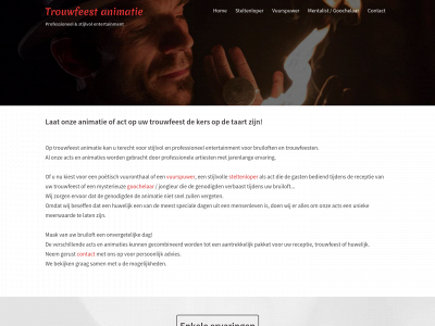 trouwfeest-animatie.be snapshot