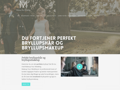 makeupyourwedding.dk snapshot