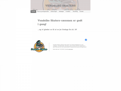 vendelboskaters.dk snapshot