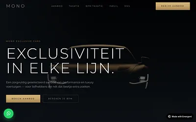 monoexclusivecars.nl snapshot