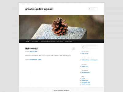 greatestgolfswing.com snapshot