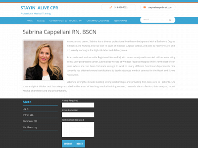 stayinalivecpr.ca snapshot
