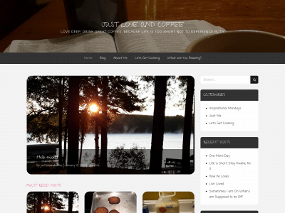 justloveandcoffee.com snapshot