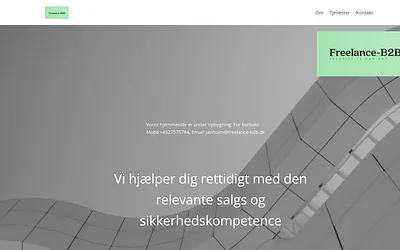 freelance-b2b.dk snapshot