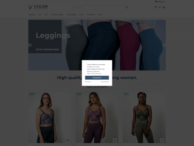 vigorathleticwear.com snapshot