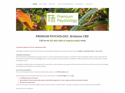 www.premiumpsychology.com.au snapshot
