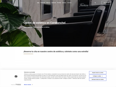 sarabritbeautysalon.es snapshot