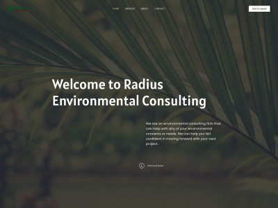 radiusenv.com snapshot
