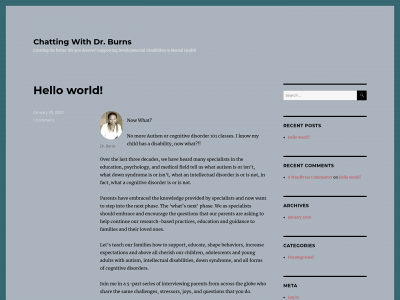 chattingwithdrburns.com snapshot