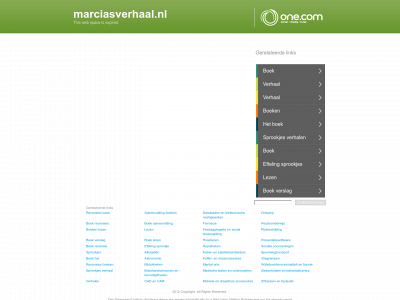 marciasverhaal.nl snapshot