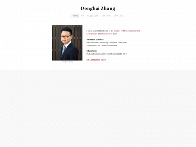 www.donghaizhang.com snapshot