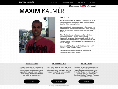 maximkalmer.se snapshot