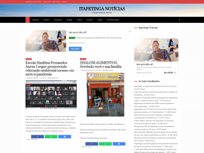 itapetinganoticias.com snapshot