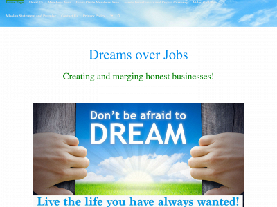 dreamsoverjobs.com snapshot