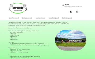 tannehastforening.se snapshot