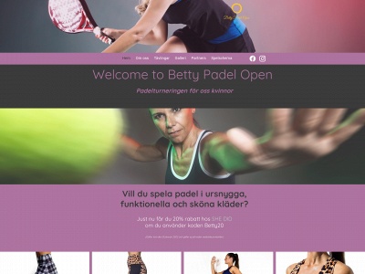 bettypadelopen.se snapshot