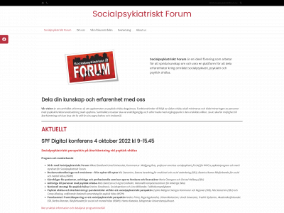socialpsykiatrisktforum.nu snapshot