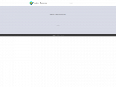 frontierrobotics.ai snapshot