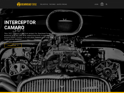 gearheadforge.com snapshot