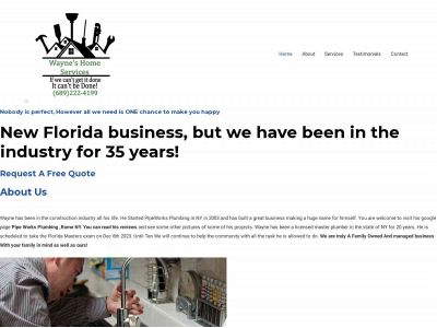 wayneshomeservicesllc.com snapshot
