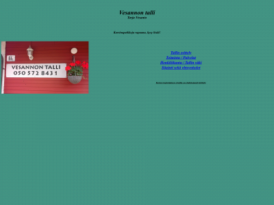 vesannontalli.info snapshot