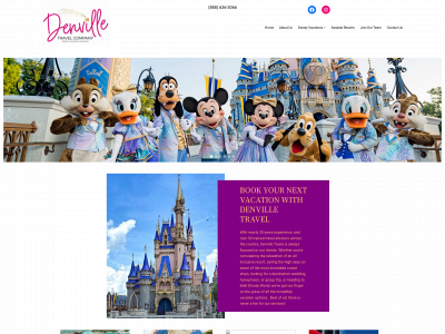 denvilletravelcompany.com snapshot