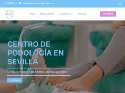 podologiastamariadeltrabajo.com snapshot