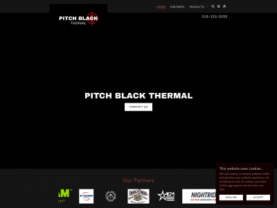 pitchblackthermal.com snapshot