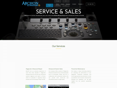 archonultrasound.com snapshot