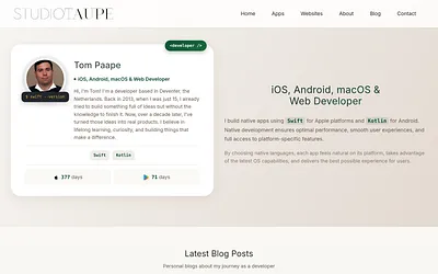 tompaape.nl snapshot