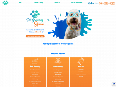 petgroomingspaw.com snapshot