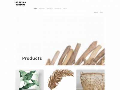 www.acaciaandwillow.com snapshot
