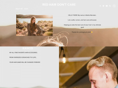 redhairdontcare.co snapshot