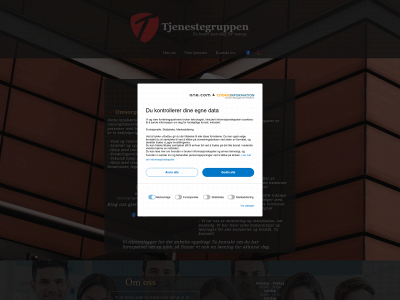 tjenestegruppen.no snapshot
