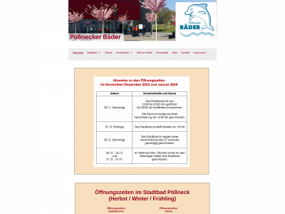poessnecker-baeder.de snapshot
