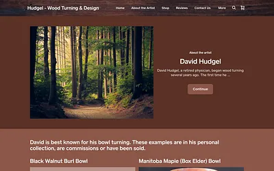 hudgelwoodturning.square.site snapshot