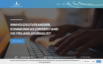 informasjonshuset.no snapshot