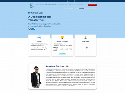 rheumatologyindia.co.in snapshot