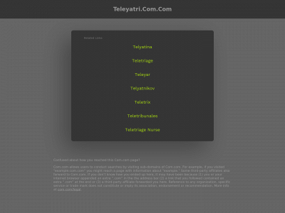 teleyatri.com.com snapshot