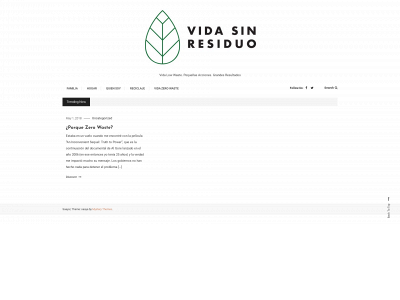 vidasinresiduo.com snapshot