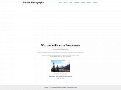 frontierphotography.biz snapshot