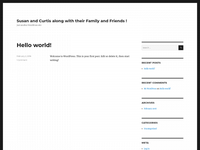 susanandcurtis.com snapshot