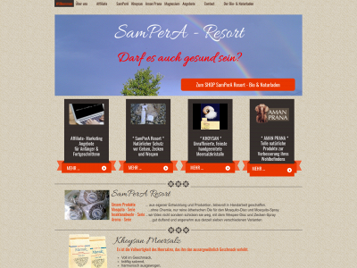 sampera-resort.com snapshot