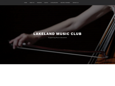 lakelandmusicclub.com snapshot