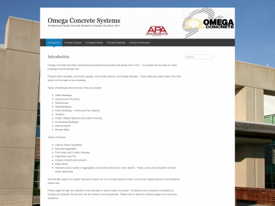 omegaconcrete.net snapshot