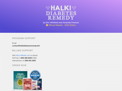 halkidiabetesremedy.org snapshot