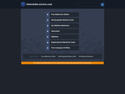 interstate-enviro.com snapshot