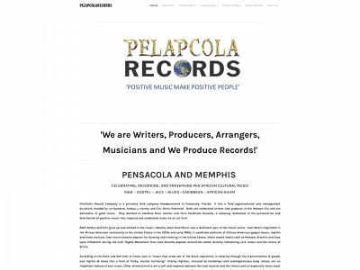 www.pelapcolarecords.com snapshot