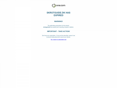 skrotguide.dk snapshot